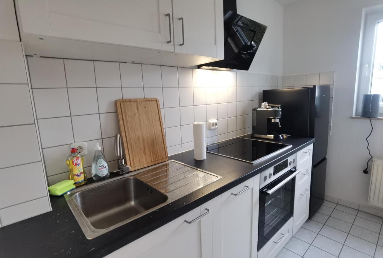 Arbeitsplatz, Balkon, Tiefgarage Naehe Neue Messe Apartment Leipzig Exterior foto